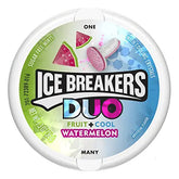 Ice Breakers Duo Fruit + Cool Watermelon Sugar Free Mints 36g